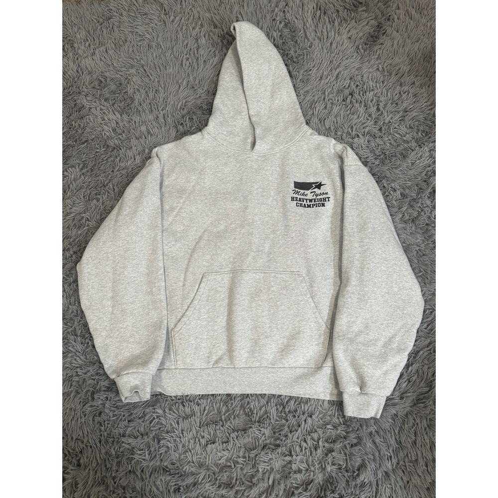 Mike Tyson Collection Hoodie Sweatshirt Mens 2XL Gray Iron Mike Graphic Boxing